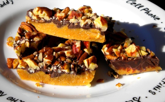 Chocolate Pecan Butter Toffee