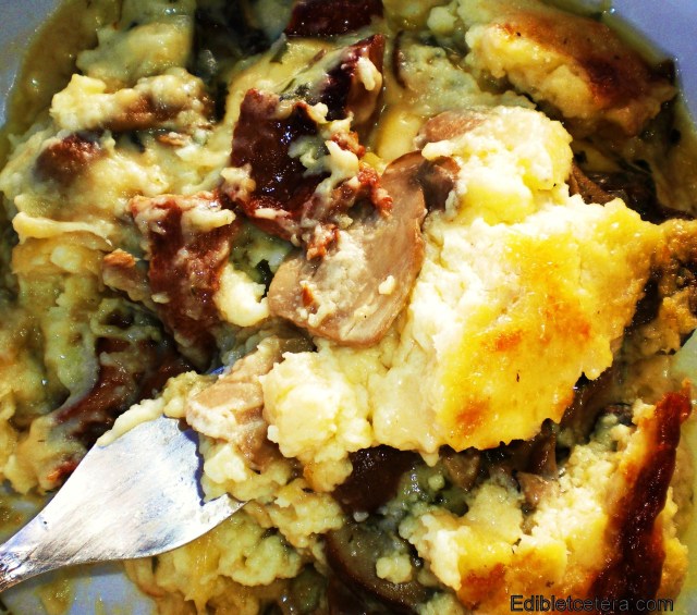 Mashed Potatoes with Porcini & Gruyere