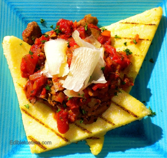 Polenta with porcini sauce 009