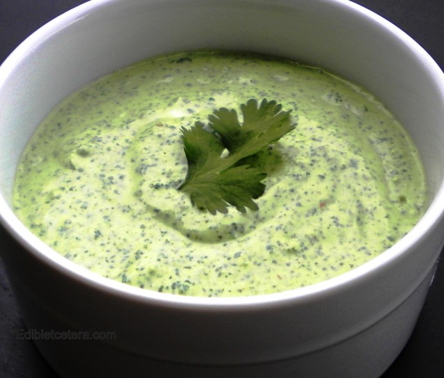 Blog, mint cilantro relish Indian 016