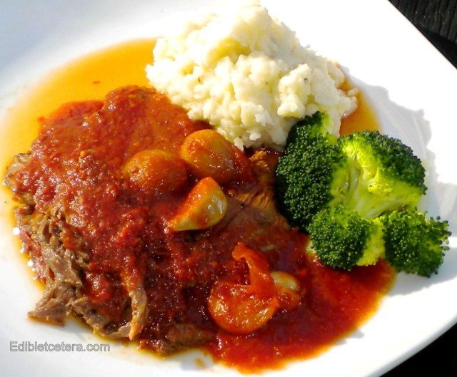 Braised Beef with Garlic & Tomatoes