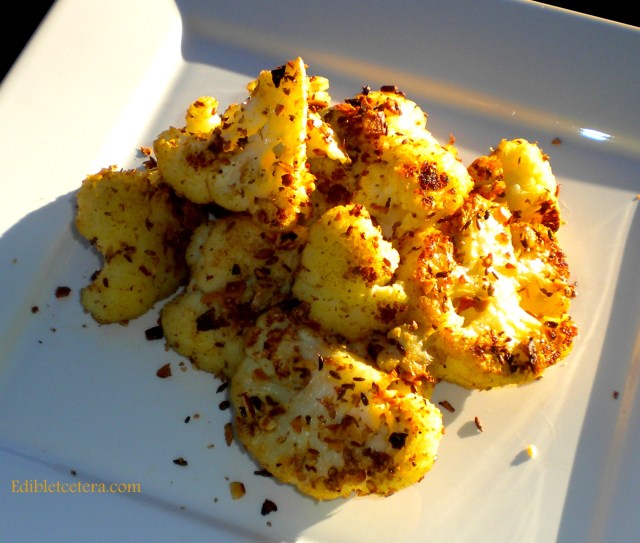 Roasted Cauliflower with Indian Spices