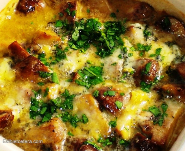 BLOG Mushrooms with Garlic & Stilton 007