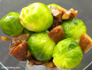 Brussels sprouts and chestnus, blog