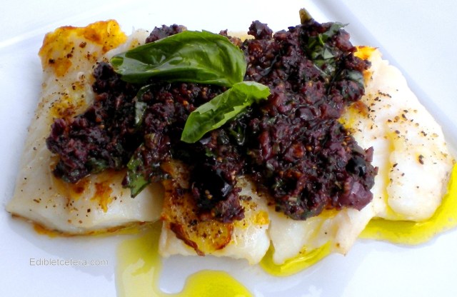 BLOG Halibut with fig and olive tapenade 001