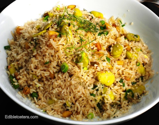BLOG fava bean pulao 004
