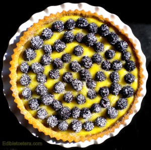 Blackberry Lemon Curd Tart