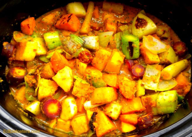 Tagine of Vegetables & Dried Fruit with Preserved Lemon Couscous