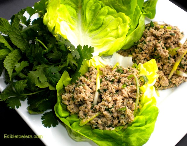 Thai-Spiced Turkey Lettuce Wraps
