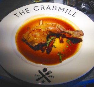 Confit of Chicken, Truffle Roasted Parsnip Root, Tarragon Jus