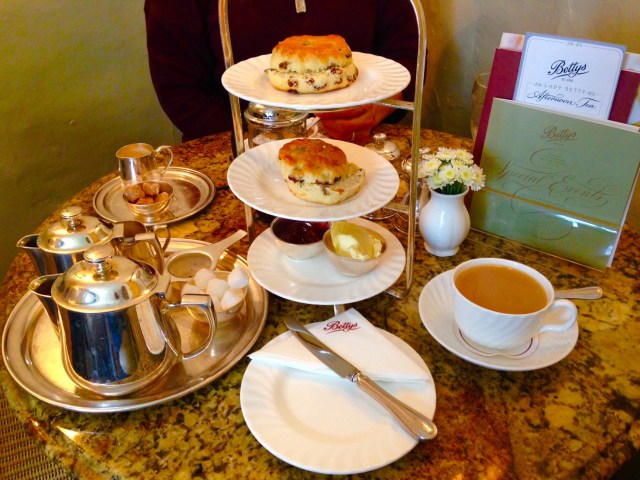 An afternoon Cream Tea at Bettys in York