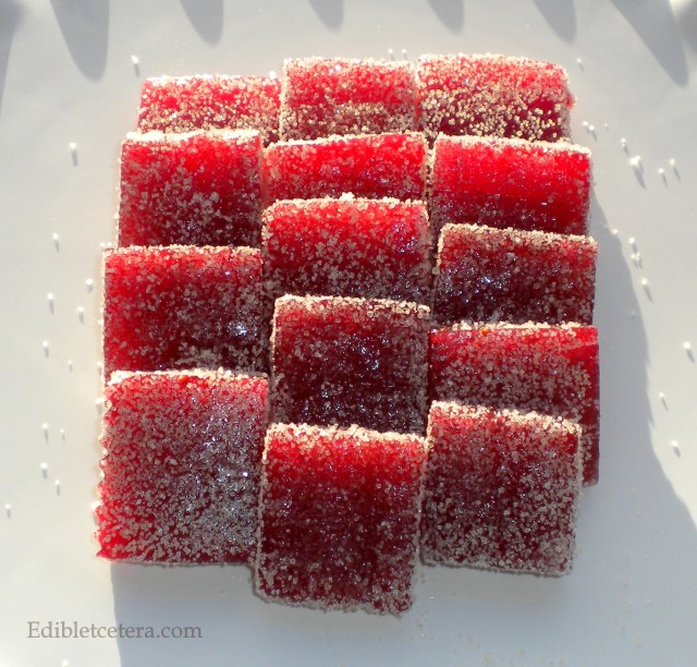 Cranberry & Pear 'Pâte de Fruit'