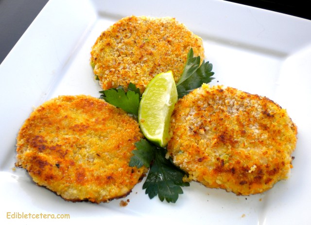Panko-Crusted Sweet Potato & Salmon Fishcakes