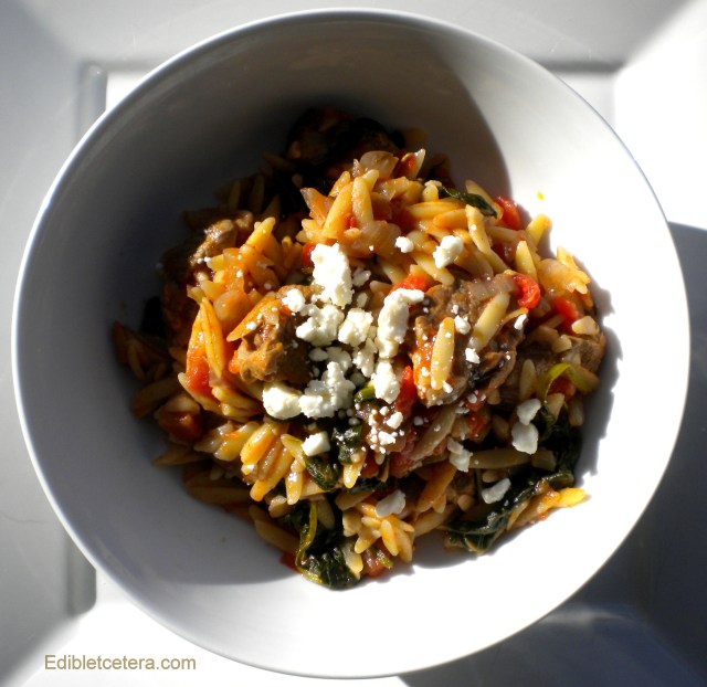 Youvetsi , Greek Lamb Stew with Orzo